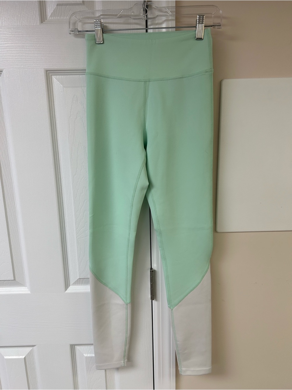Ivy Park Two Tone Leggings Mint Green White